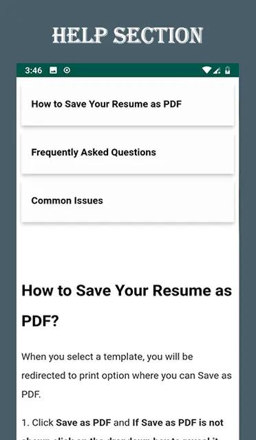 Resume Builder CV Maker screenshot 5