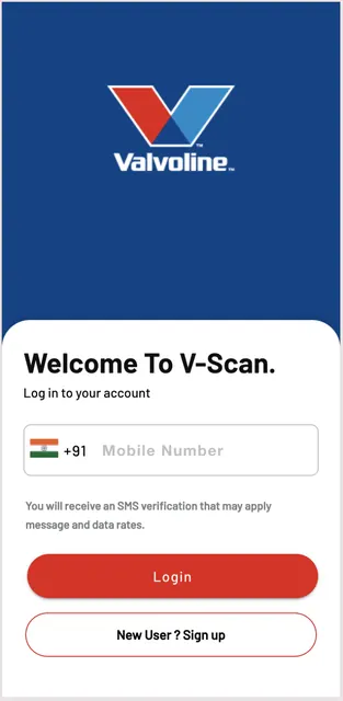 Valvoline V-Scan screenshot 1