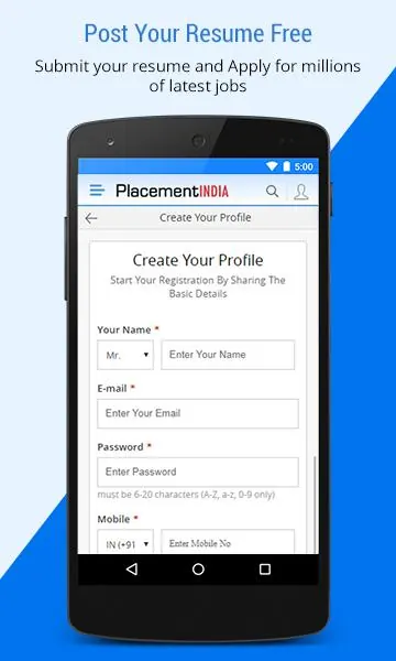 PlacementIndia.com- Job Search screenshot 5