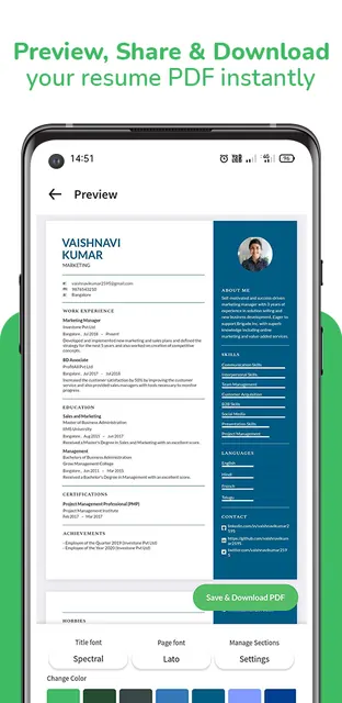 Online AI Resume CV Builder screenshot 4
