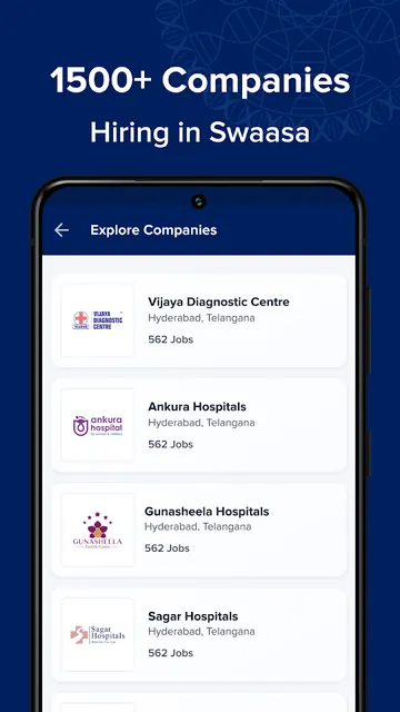 Swaasa: Find Healthcare Jobs screenshot 3