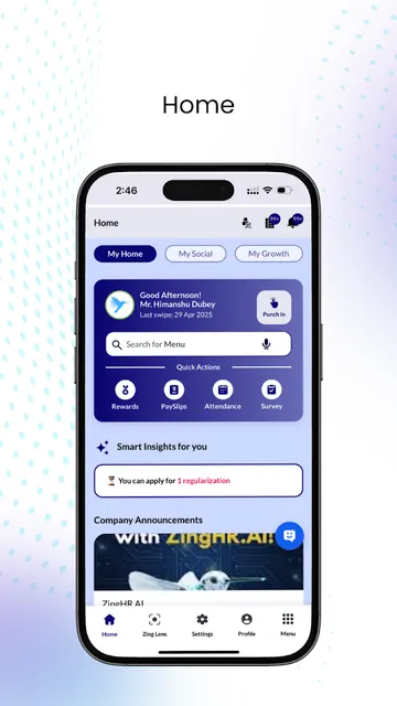 ZingHR screenshot 2