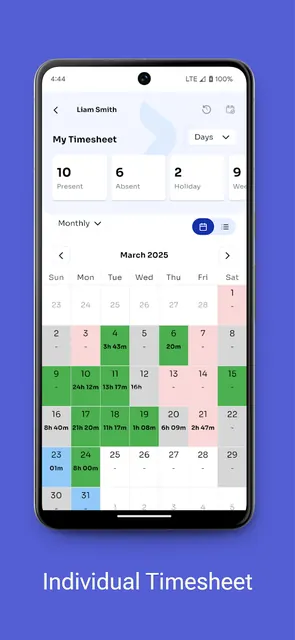 Truein User: Time & Attendance screenshot 3