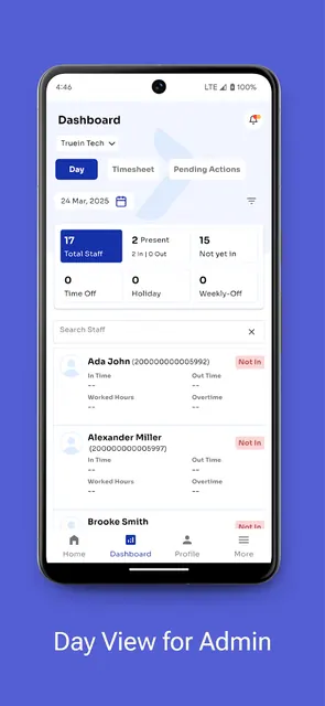 Truein User: Time & Attendance screenshot 4