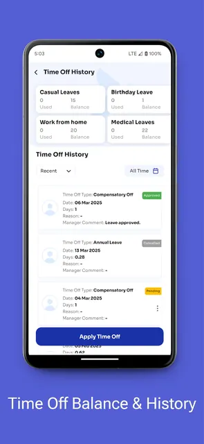 Truein User: Time & Attendance screenshot 6