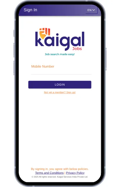 Kaigal.com - Jobs screenshot 1