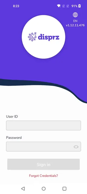 Disprz screenshot 1