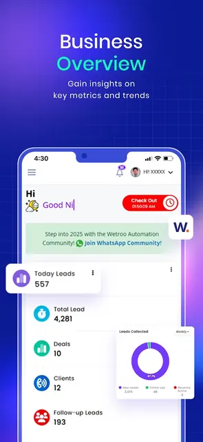 Wetroo - Marketing Automation screenshot 2