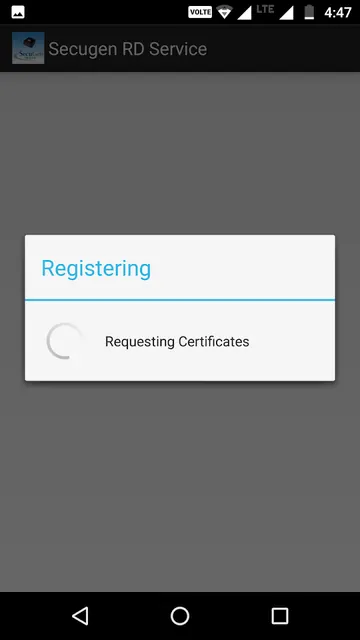 SecuGen RD Service screenshot 2