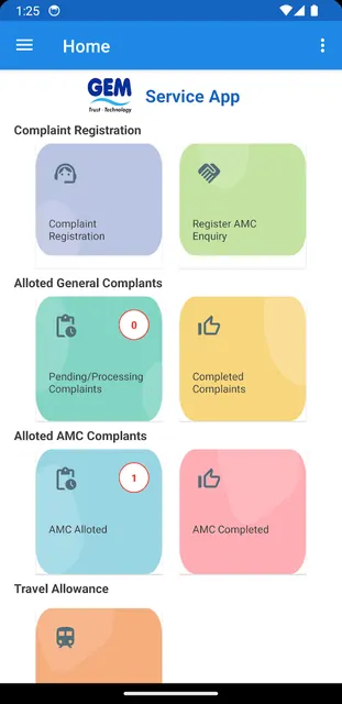 GEM Service App screenshot 2