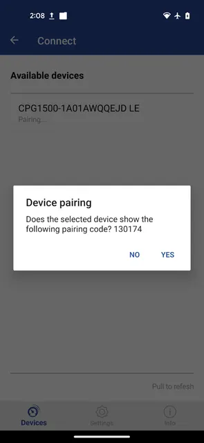 myWIKA device screenshot 5