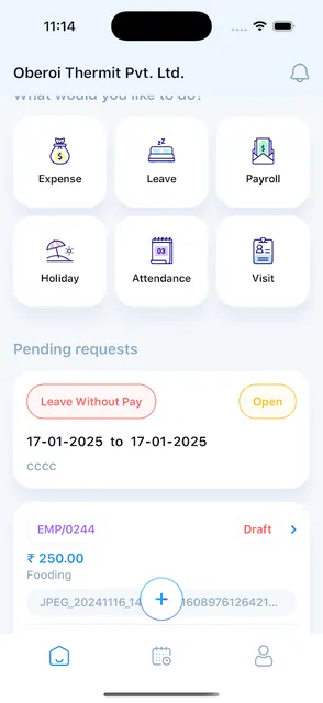 Oberoi Tranz ESS screenshot 2