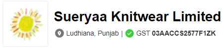 Sueryaa Knitwear logo