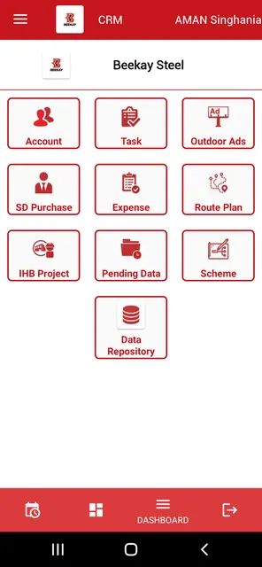 Beekay Steel CRM screenshot 5