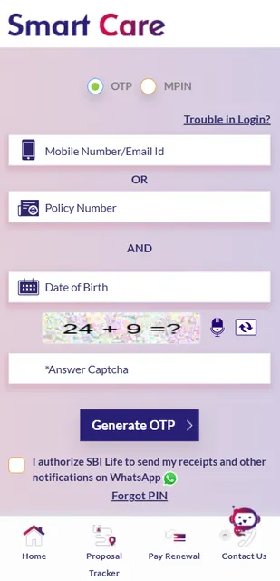 SBI Life Smart Care screenshot 2