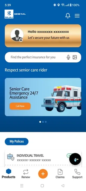 Bajaj General screenshot 1
