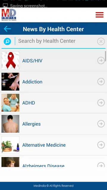 Medindia Health News screenshot 3