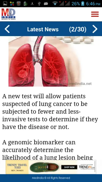 Medindia Health News screenshot 5