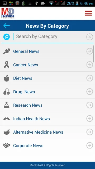 Medindia Health News screenshot 2