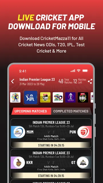 Cricket Mazza 11 Live Line screenshot 6