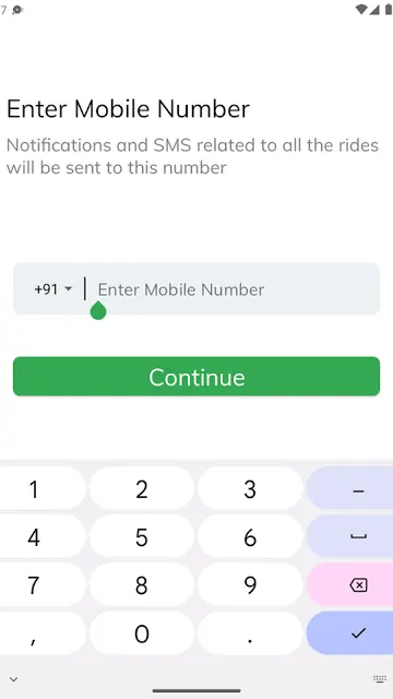 SIKKIM CAB - Request a ride screenshot 5