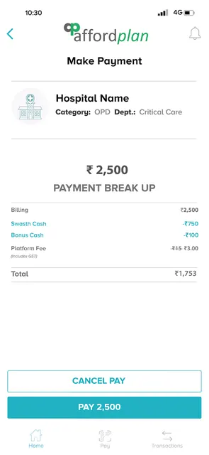 Affordplan Swasth screenshot 4