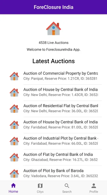 Foreclosure India screenshot 1