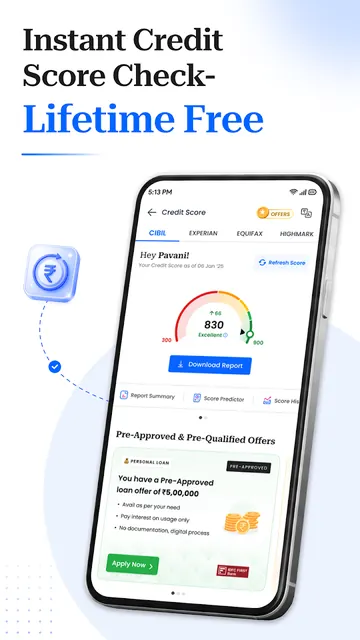 Paisabazaar: Credit Score App screenshot 1