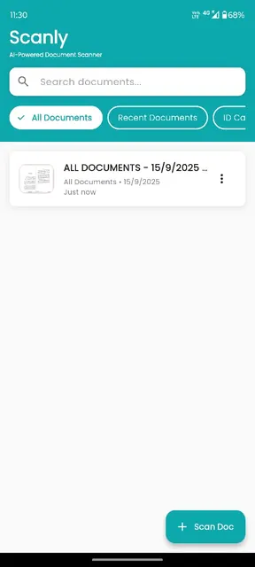 Scanly - AI Document Scanner screenshot 1
