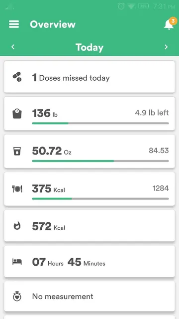 Health & Fitness Tracker screenshot 1