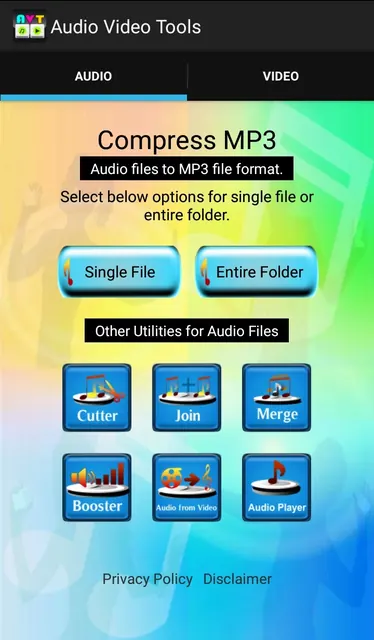 AVT - Audio Video Compressor screenshot 1