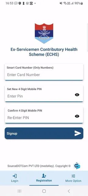 ECHS Beneficiaries App screenshot 3