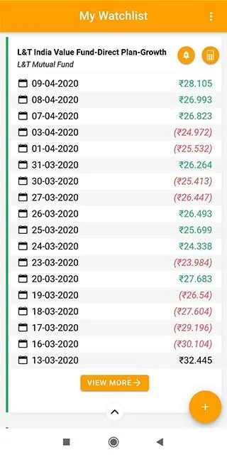 NAV Tracker screenshot 5