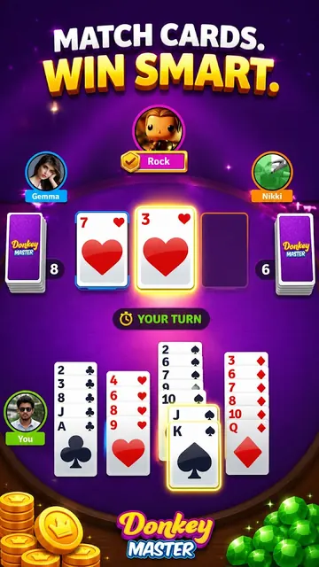 Donkey Master Donkey Card Game screenshot 1