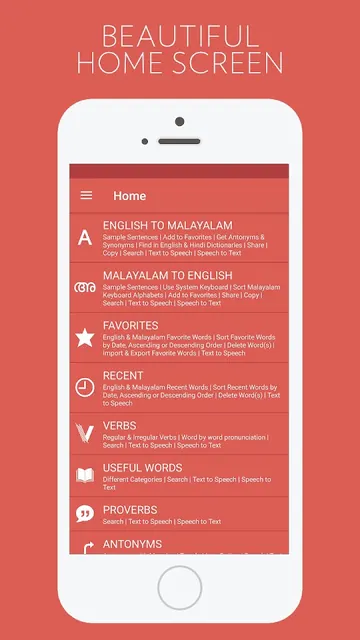 English Malayalam Dictionary screenshot 1