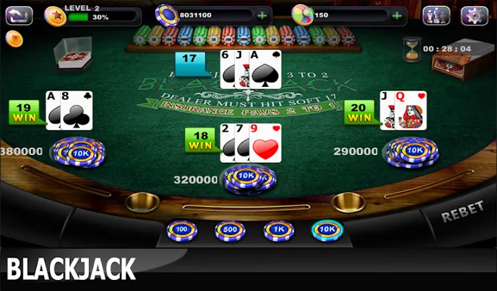 Blackjack: Experience real cas screenshot 4