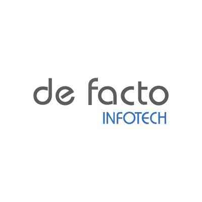 de facto Infotech logo