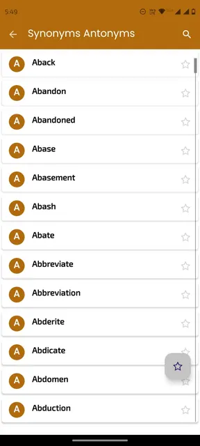 Synonym Antonym Learner screenshot 3
