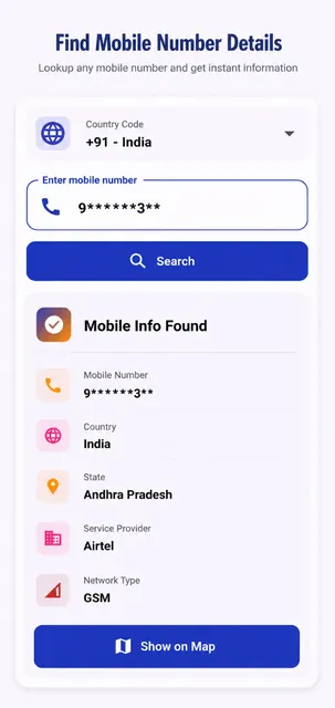 Live Mobile Number Tracker screenshot 3