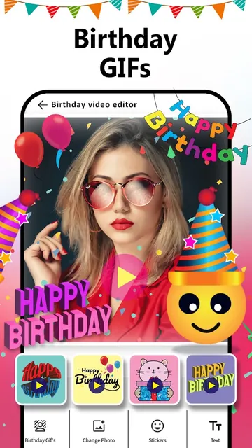 Birthday Video Maker with Song screenshot 4