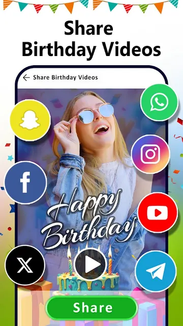 Birthday Video Maker with Song screenshot 6