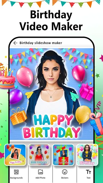 Birthday Video Maker with Song screenshot 2