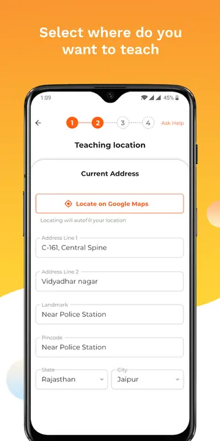 OTOO TUTOR- Find Students Near screenshot 2