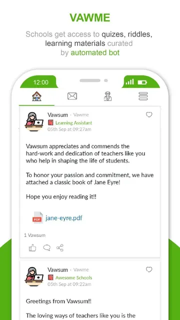 Vawsum - School App - ERP screenshot 2