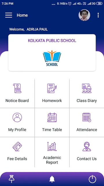 School eDiary screenshot 1