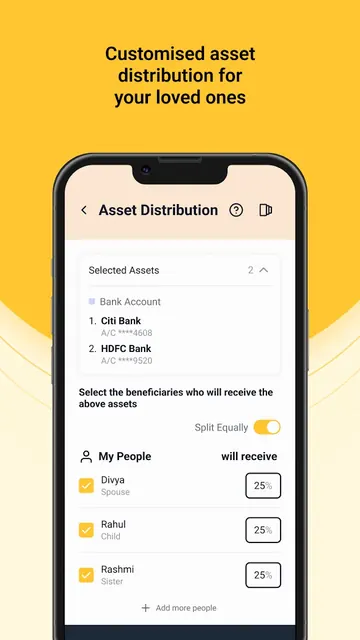 Yellow, Will-making made easy screenshot 6