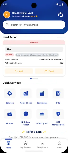 RegisterKaro screenshot 1