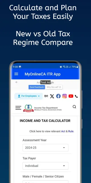 Income Tax Filing - MyOnlineCA screenshot 4