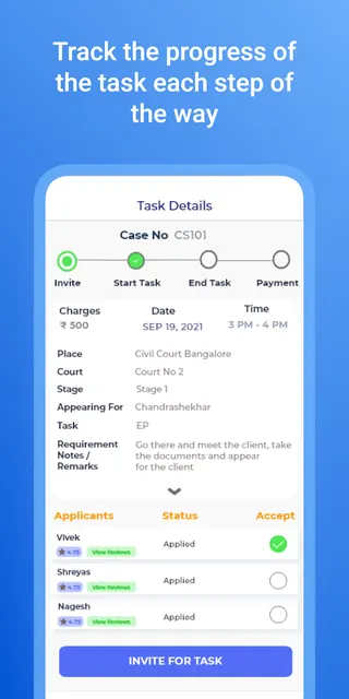 Gigsta-Your Law Associate screenshot 4