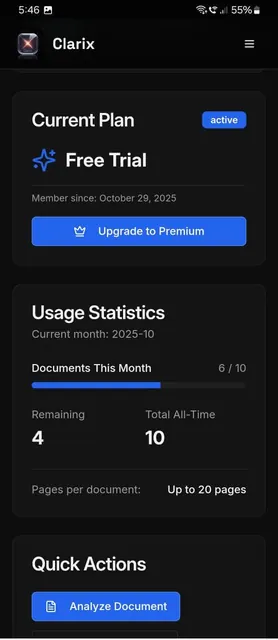 Clarix - AI Document Analyzer screenshot 4
